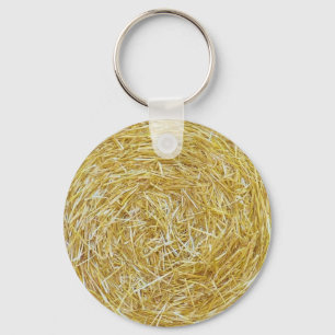 Straw Background - Keychain