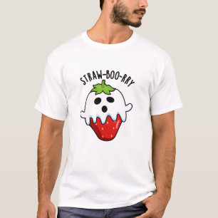 Straw-boo-rry Funny Strawberry Pun T-Shirt