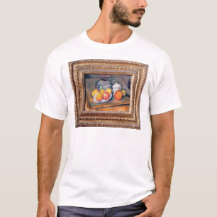 Straw-covered vase, sugar bowl and apples T-Shirt