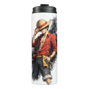 Straw Hat Adventure Watercolor Thermal Tumbler
