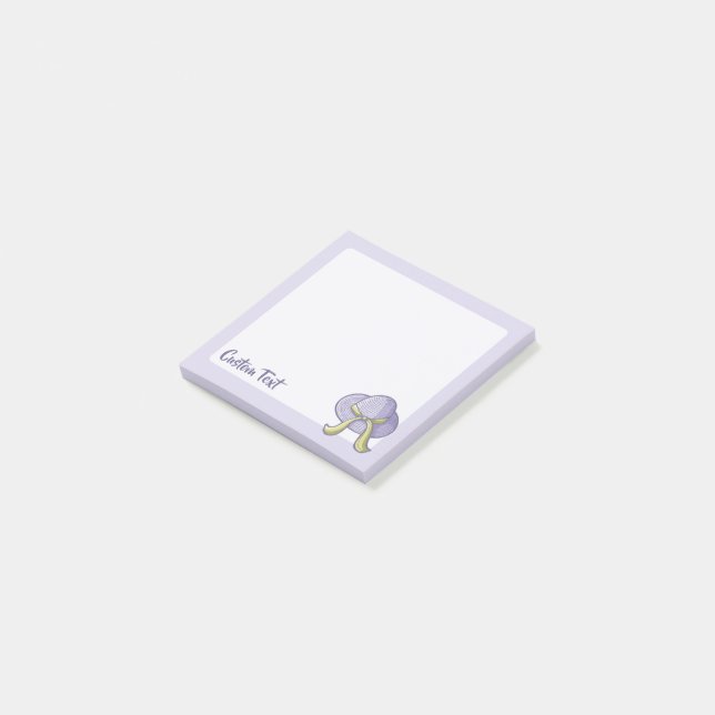 Straw Hat Lilac Post-it Notes (Angled)