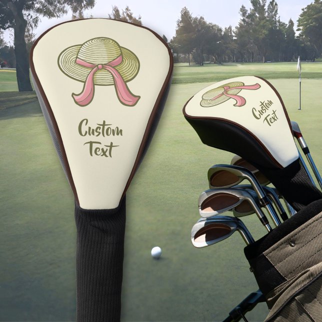 Straw Hat Yellow Golf Head Cover (Creator Uploaded)