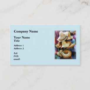 Straw Hats Business Card