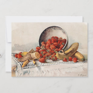 Strawberries and Bananas in a Basket E. Meyner