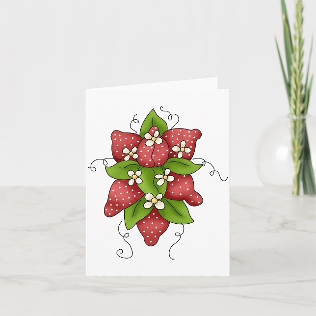 Strawberries and Blossoms Note Cards (Creator Uploaded)
