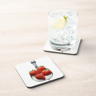 Strawberries and Cream Coaster