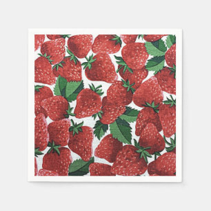 Strawberries and Cream Napkin