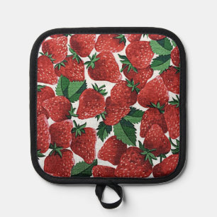 Strawberries and Cream Pot Holder