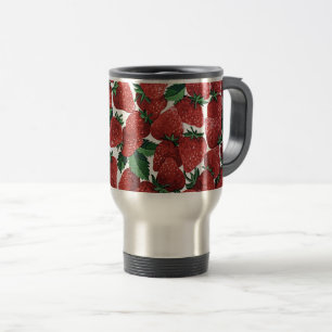 Strawberries and Cream Travel Mug