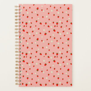 Strawberries and Flowers Pattern Planner