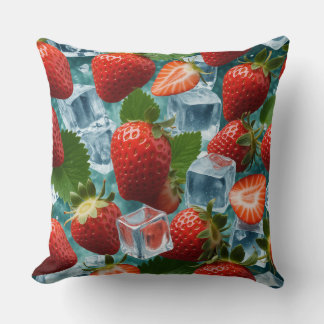 Strawberries and ice cushion