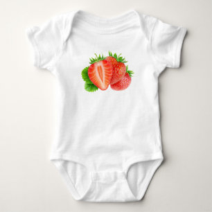 Strawberries Baby Bodysuit
