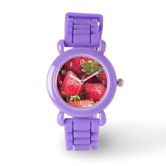 Strawberries background watch (Front)