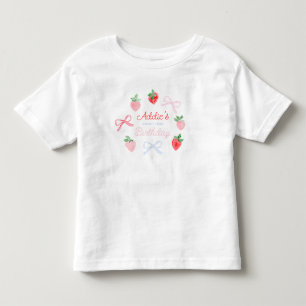 Strawberries Berry First birthday Toddler T-Shirt