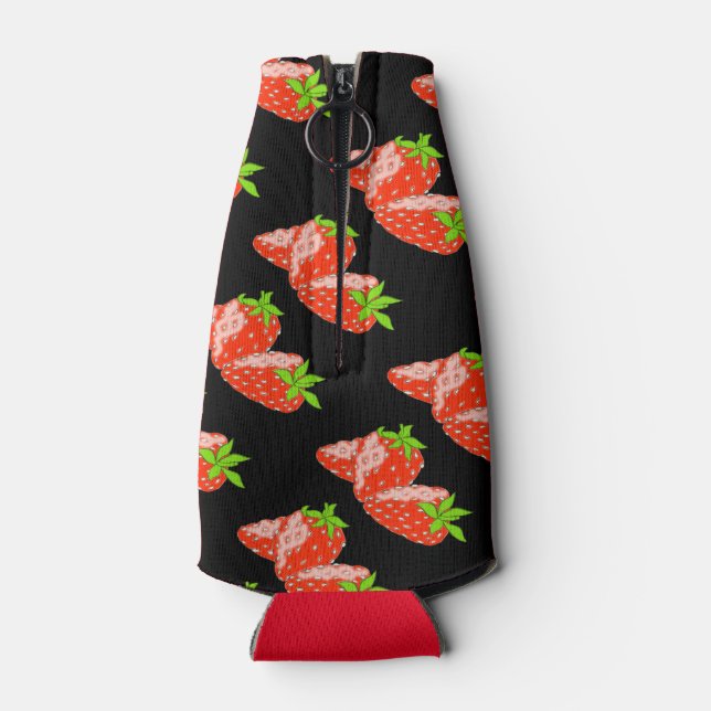 Strawberries Bottle Cooler (Back)