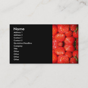 Strawberries Business Card