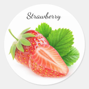 Strawberries Classic Round Sticker