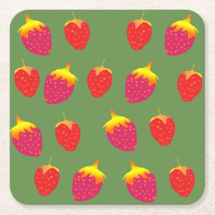 Strawberries Coasters