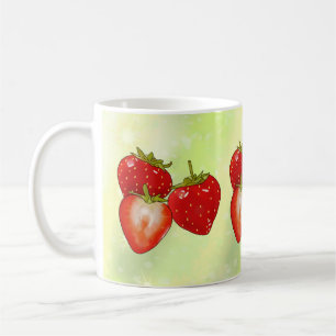 strawberries  coffee mug