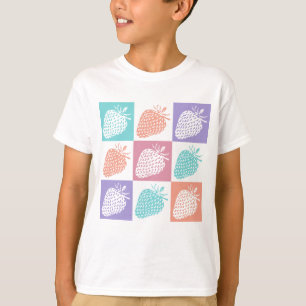 Strawberries Colourful Summer T-Shirt