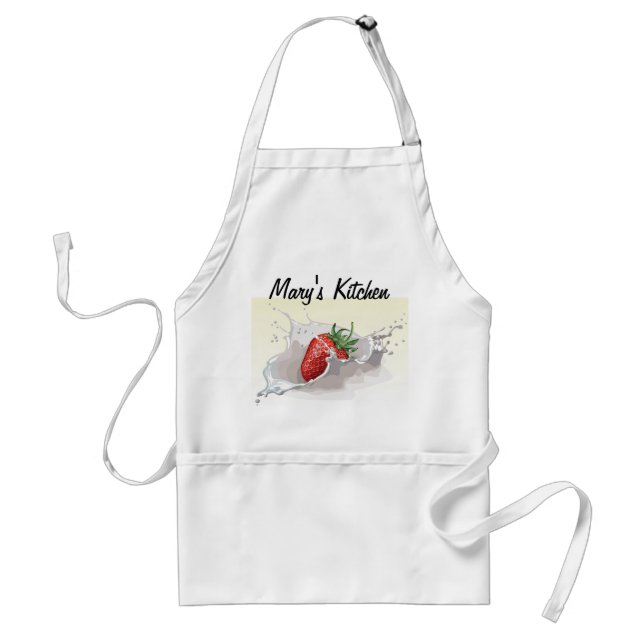Strawberries & Cream Apron (Front)
