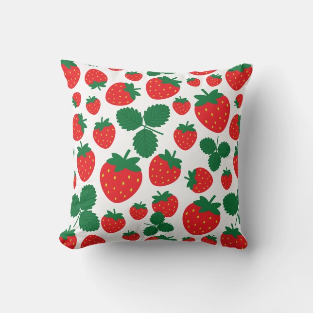 Strawberries Cushion (Front)