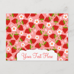 Strawberries Custom Postcard