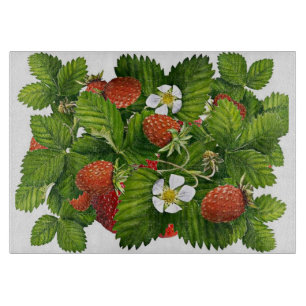 Strawberries cutting board