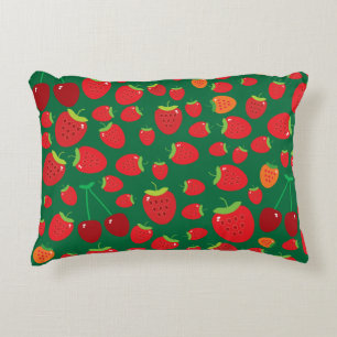 Strawberries decorative cushion