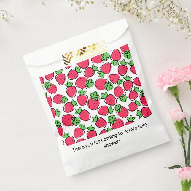 Strawberries Favour Bags (Sealed)