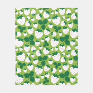 Strawberries Fleece Blanket