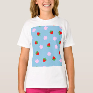 Strawberries & Flowers T-Shirt