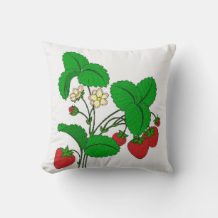 Strawberries for Breakfast Cushion