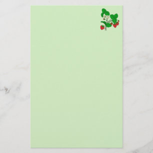 Strawberries for Breakfast Stationery