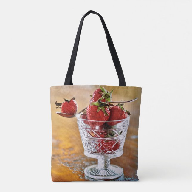 Strawberries for Dessert Tote Bag (Back)