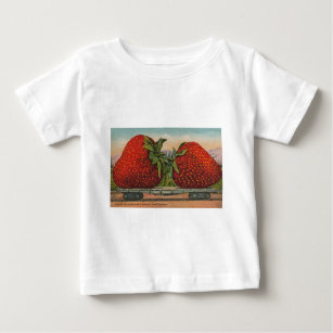 Strawberries Giant Antique Fruit Fun Baby T-Shirt
