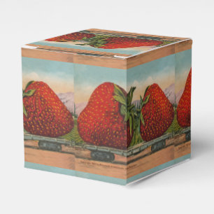 Strawberries Giant Antique Fruit Fun Favour Box