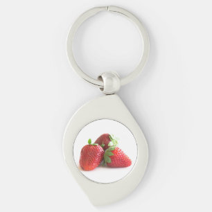 Strawberries Key Ring