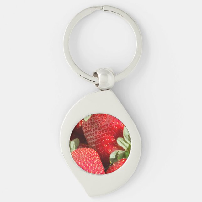 Strawberries Key Ring (Front)