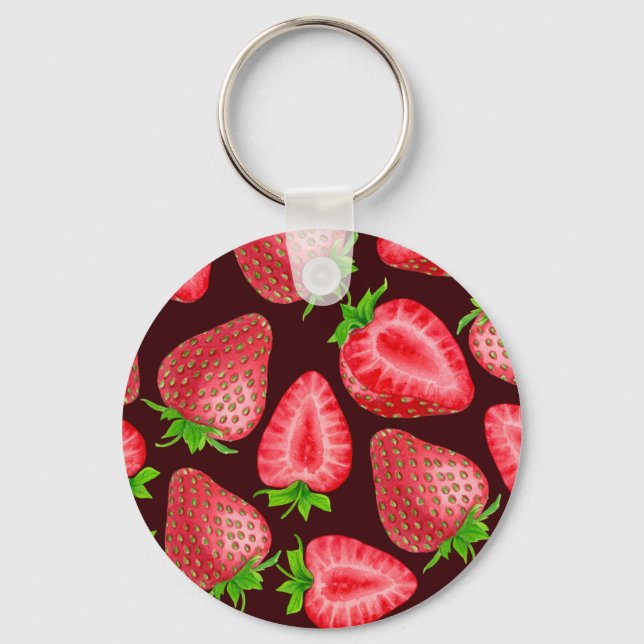 Strawberries Key Ring (Front)