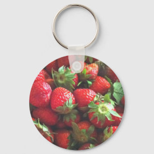Strawberries Keychain