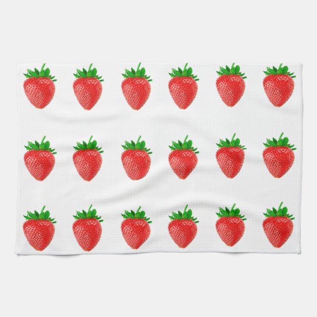 Strawberries Kitchen Towels (Horizontal)