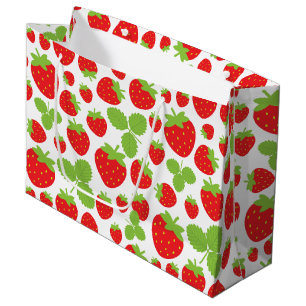 Strawberries Large Gift Bag