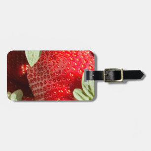 Strawberries Luggage Tag