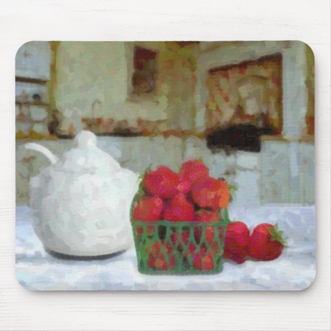 Strawberries Mouse Mat (Front)
