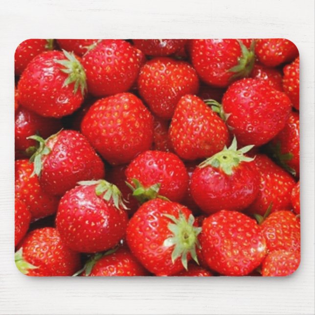 Strawberries Mouse Mat (Front)