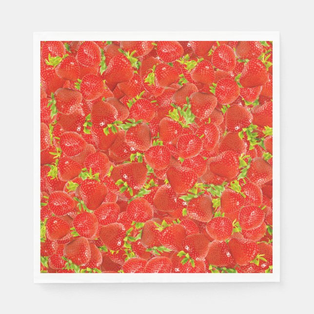 Strawberries Napkin (Front)