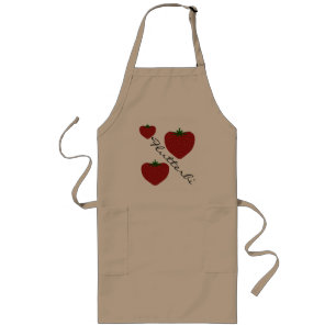 Strawberries personalised long apron