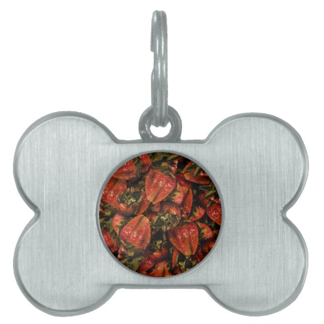 Strawberries Pet Tag (Front)