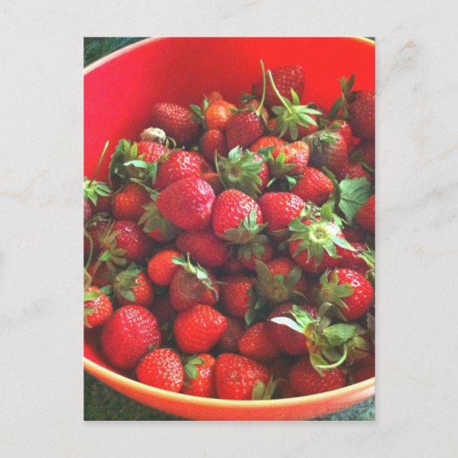 Strawberries Postcard (Front)